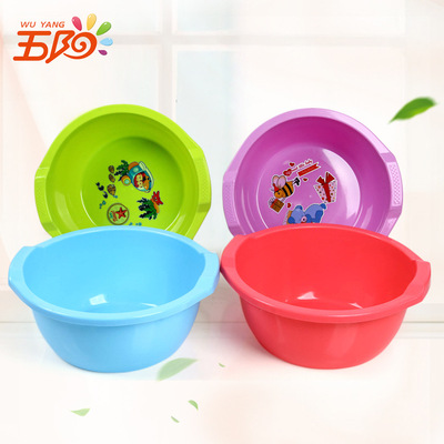 888盆系列圓形家用簡(jiǎn)易塑料洗菜盆 加厚搓衣盆洗衣服盆子廠家